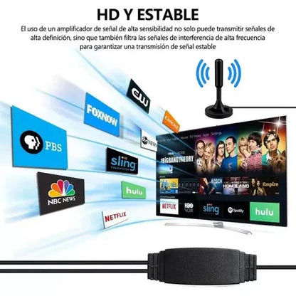 2x1 Antena TV Digital Ultra HD | Más Canales Gratis Sin Internet