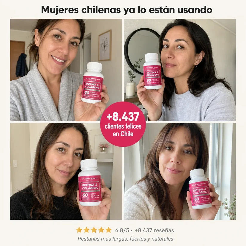 LashNova™ Biotina & Colágeno para Cabello y Pestañas